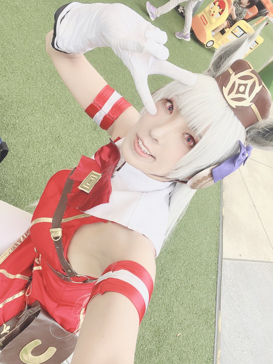 bisukok5u4's tweet photo. 千葉のアリオ市原でゴルシちゃんが爆走〜〜ッ⁉️🫣
と言う訳で『立てば名馬🐎座れば王様(キング)👑歩く姿は大統領🗽』な私が颯爽登場しちゃいました😉(語呂良すぎ
思わず立ち止まる人や笑ってくれる人がたくさんで嬉しかったです❣️🥹
また会いましょ〜🙌

#びすパフォ
#アリオ市原ハロコス #コスミート https://t.co/7n4lmNlkaC