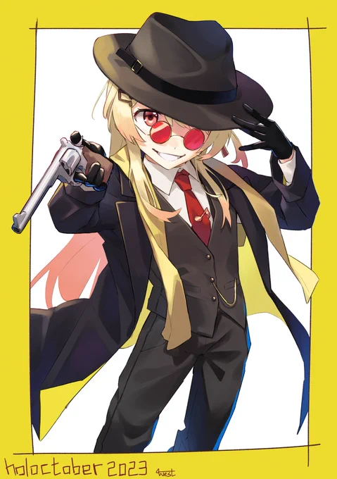 Day 08 - Mafia  #holoctober #Artnose
