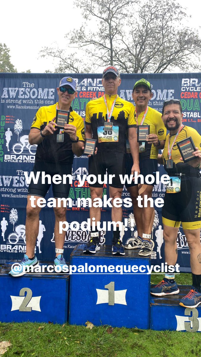 NYbikelawyer's tweet image. 4 of us on the podium Saturday as team NY Bike Lawyers crushed the Brands Duathlon! #runbikerun #bikelaw #nybikelawyer #Mylawyerdoesntsuck
