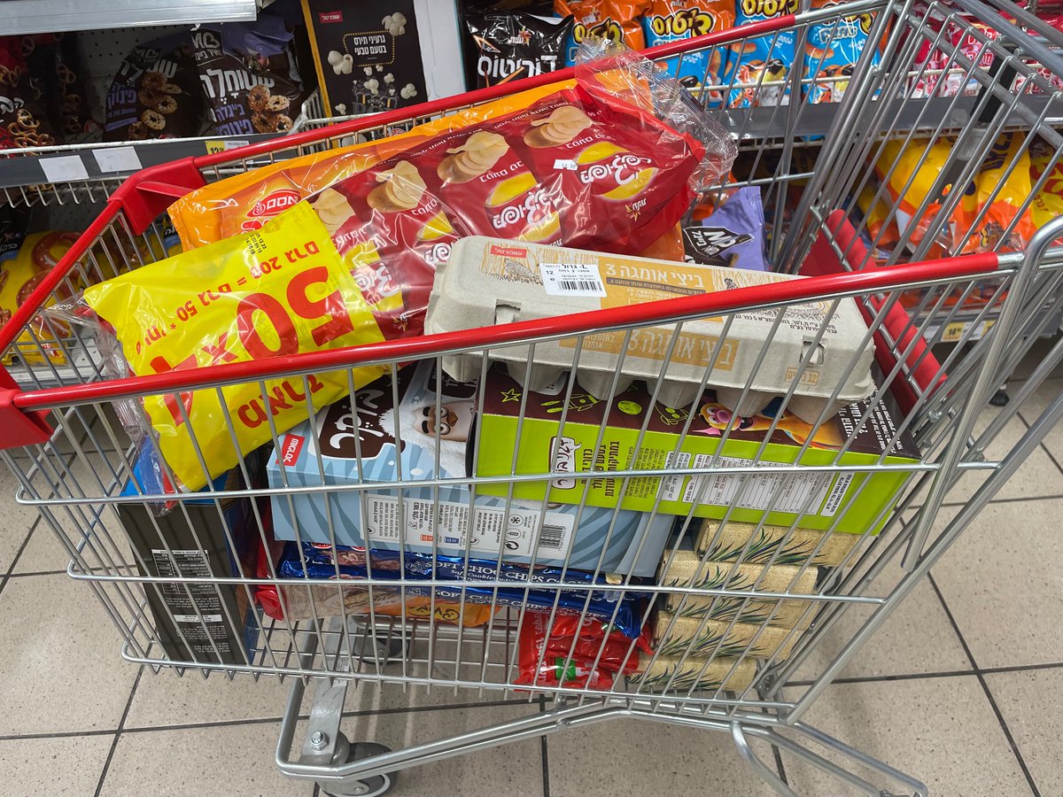 At the supermarket buying food for hungry civilians/soldiers in the South - DM if you'd like to match this cart in any capacity (PayPal, Bit, etc)