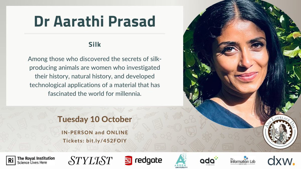 FindingAda's tweet photo. Just a few days to go until #ALDLive23, and we have some spectacular talks lined up! If you can't make it in person, you can watch it online and livestream ticket holders have two weeks to catch up. Join us, Tues 10th, 18:30 in person, 19:30 online. https://t.co/6iEL4VQ4KG #ALD23 https://t.co/LlcQppwfKp