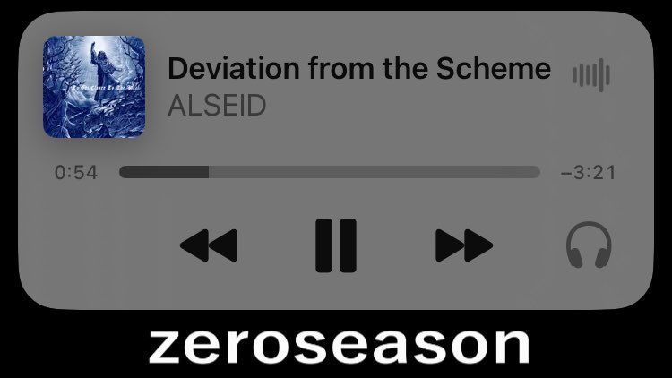 zeroseason_04's tweet photo. 【今日の一曲】
Deviation from the Scheme/ALSEID
あがる🔥🔥🔥
かっこいい曲🤘
#ALSEID https://t.co/LLSamxwTE8
