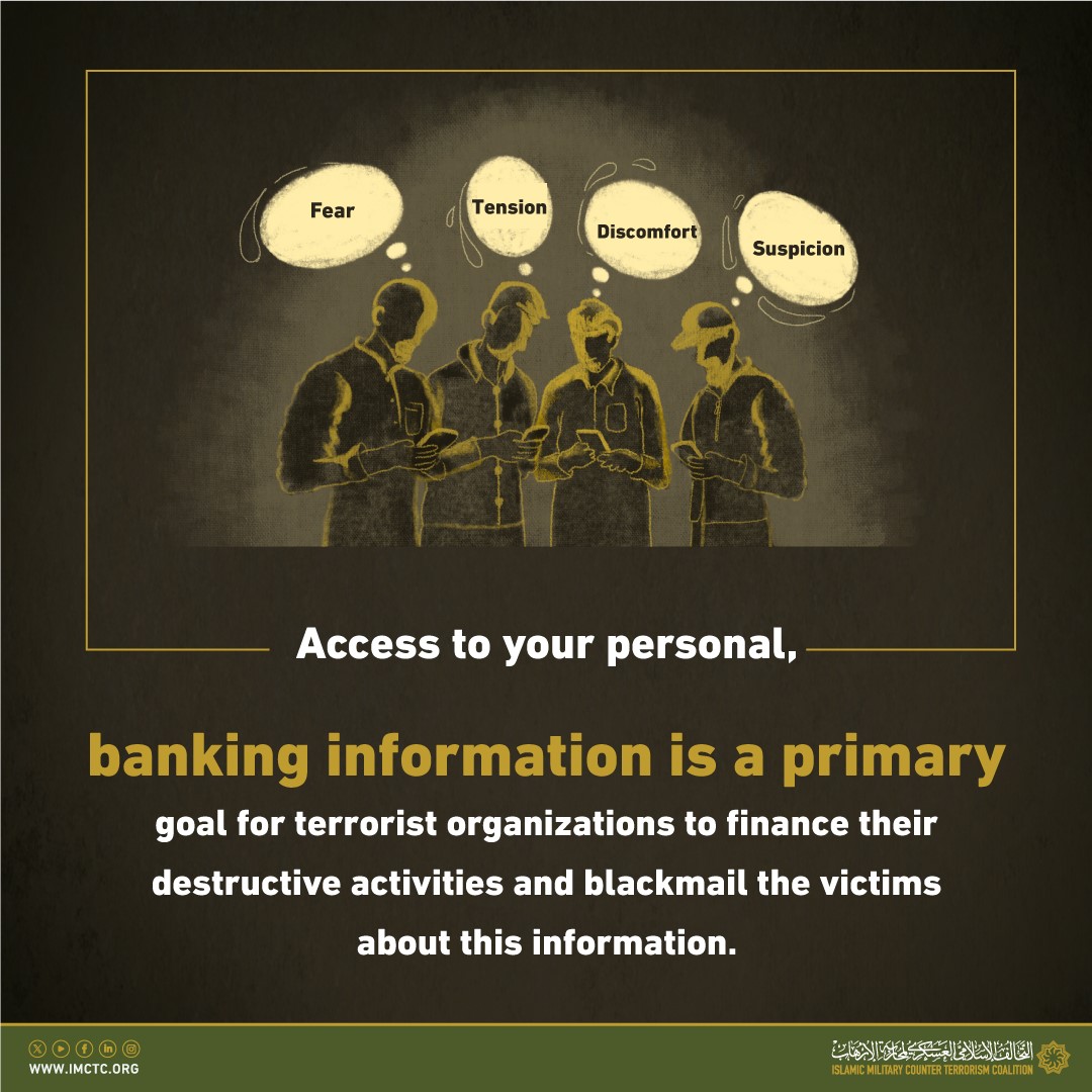 imctc_en's tweet photo. #Make_the_difference by ensuring the accuracy, integrity of personal and banking data update messages! Do not click on suspicious links or share your data or PIN code numbers with anybody, for any purpose; and contact financial institutions in case of suspicious.
#IMCTC https://t.co/0dQaooLO3i