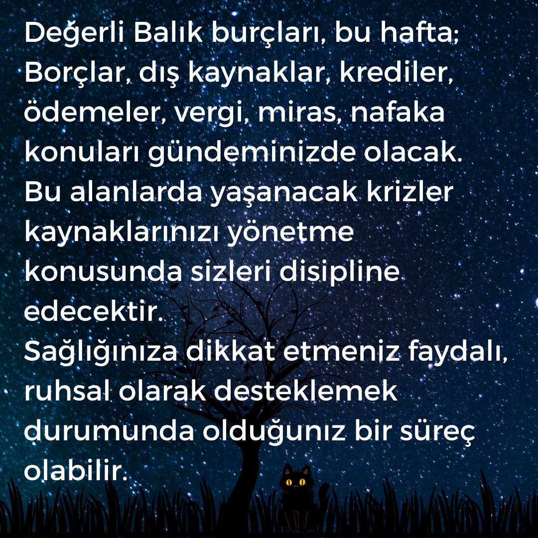 GlserDMR's tweet photo. 9- 15 haftası 
Krizleri fırsata çevireceğiniz, yeni başlangıçlarınızı serinkanlı duruşla vereceğiniz bir hafta temenni ederim.
Sevgi dileklerimle. https://t.co/ltI4CoRI0A