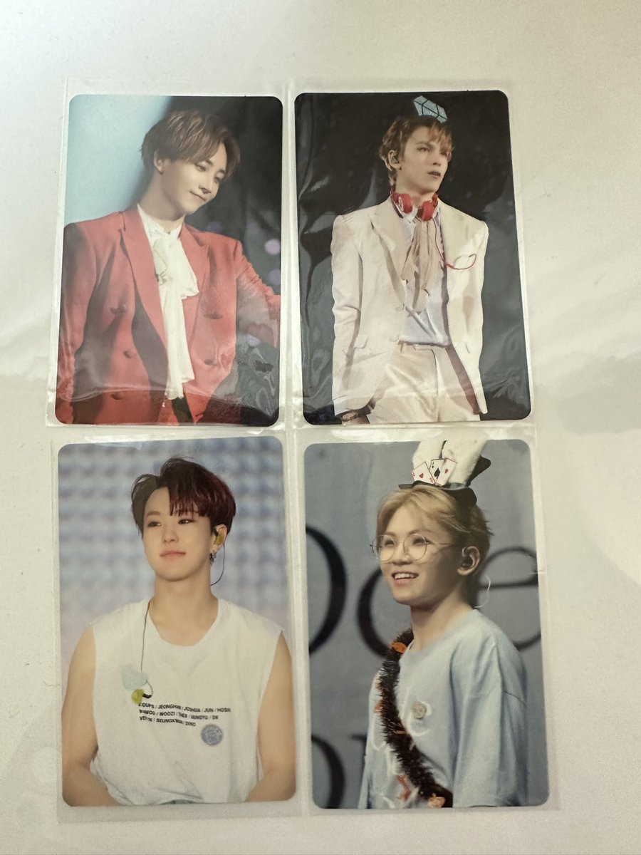 im0126ny's tweet photo. seventeen セブチ Blu-ray IDEALCUT SVT HARU Ode to you トレカ 交換
譲 ジョンハン バーノン ホシ ウジ
求 同種ミンハオ>ドギョム
ジョンハンホシはバーノンとまとめて交換してくださる方優先させていただきます。
郵送または都内手渡し交換希望です。
条件合う方リプライお願いいたします☺︎ https://t.co/5AYROvNxaW