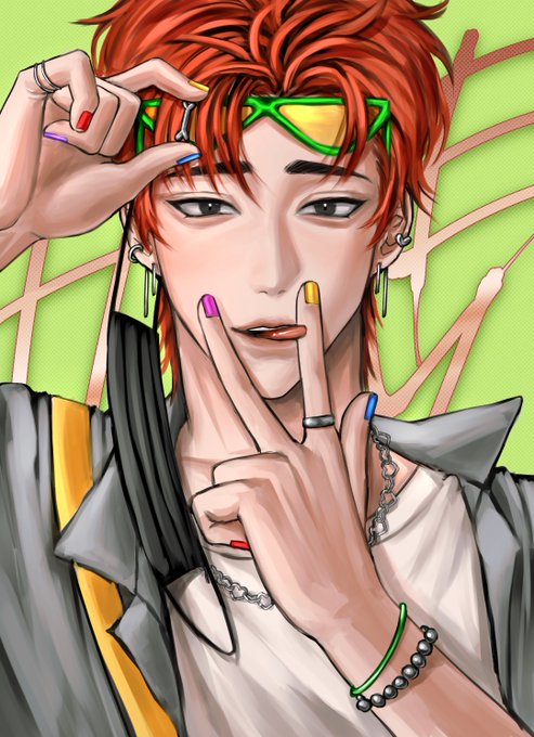 「multicolored nails」 illustration images(Latest｜RT&Fav:50)