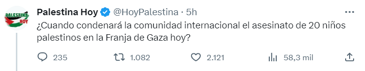 No sé si murieron 20 niños palestinos en Gaza hoy.
Pero la ecuación es sencilla: si ellos no hubieran atacado Israel, ni quien estuviera metiéndose en Gaza.
Los responsables SON ELLOS, no Israel.
Y ni te platico de cómo Hamas usa niños como escudos humanos.