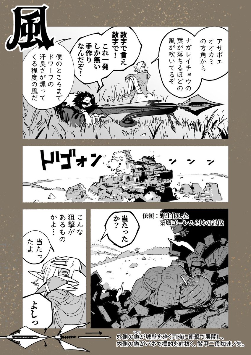 壁抜きスナイパードワーフ