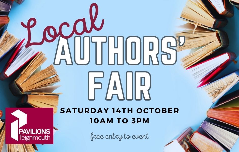 Our first Authors' Fair is next Sat 14 Oct 10-3. Pop by to this free event on #BookstoreDay - meet local writers, browse their books, plus a pop up book stall #teignmouth @AbigailYardimci @GaryFreemantle @Revival_Vinyl @BookDevon @booksaremybag