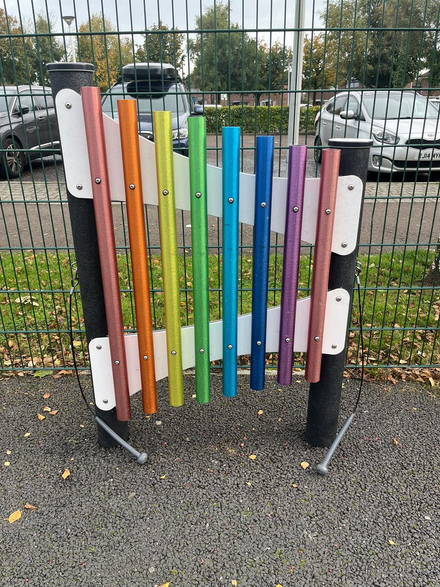 rosiekinnear's tweet photo. GRMA to the fab team in Council for replacing the missing batons on the xylophone in Glengormley Park after I had reported them vandalised 👏🏼

Éanna is delighted! 🎼🌈🕺🏽 https://t.co/MeZddZ5qs1