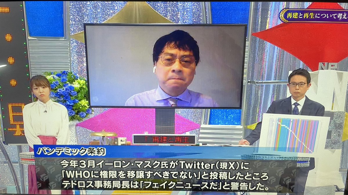 miyanari2020ja2's tweet photo. 地上波テレビ番組で、京都大学准教授・宮沢孝之先生の、コロナウィルスが人工物だとする命懸けの論文と主張が遂に取り上げられた！かつ、来年5月のWHOが企むパンデミック条約も！大手メディアが言論封殺してきた内容が、関西ローカルとは言え流れた。日本人よ、さあ覚醒の時だ！
#そこまで言って委員会 https://t.co/EkE76lRt0U