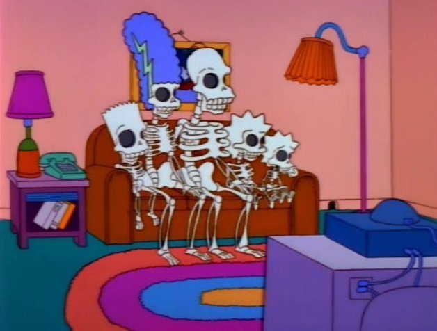 deathndhorror's tweet photo. The Simpsons Treehouse of Horror openings. https://t.co/8uCwjZSiZ9