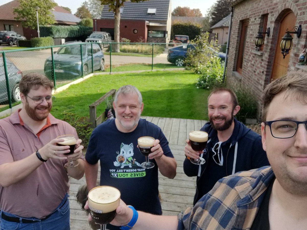 BenniDeJagere's tweet photo. You know it's going to be a good day when you drink a Westvleteren before heading out to a beer festival in Mechelen! https://t.co/djMjhebS2f