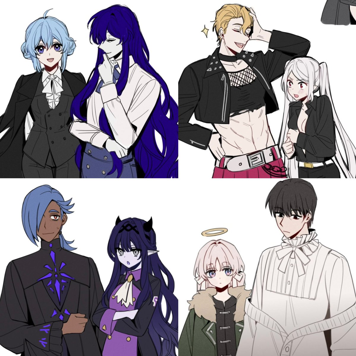 最近玩的抽签oc换装①