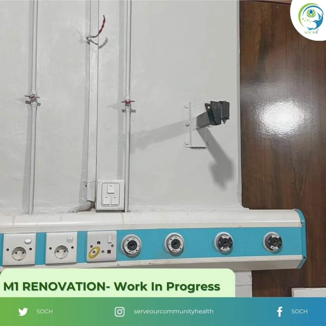 Amidst the dilapidated walls, seepage,  beds on the brink of dysfunction, and ventilation that could only be described as unhygienic, the M1 renovation posed an imposing challenge.
The renovation project is marching forward.Our CURE team is determined on this project. Keep at it.