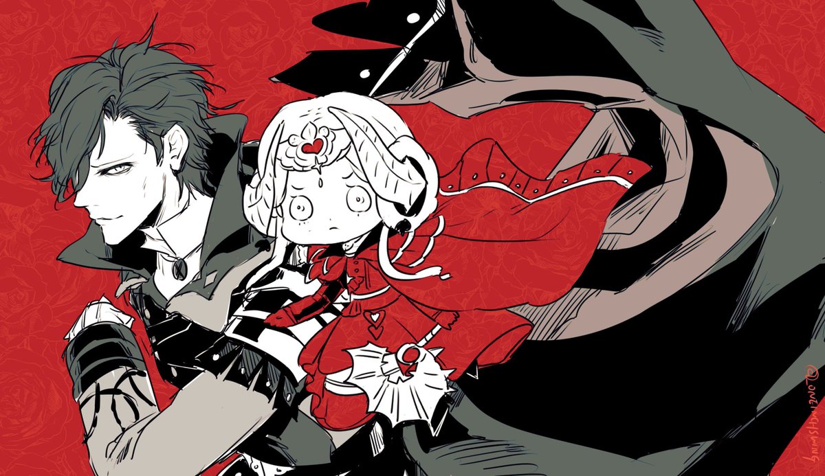 doodle FE3H Hubert and Edelgard?
5年後ヒューくんと ちび陛下