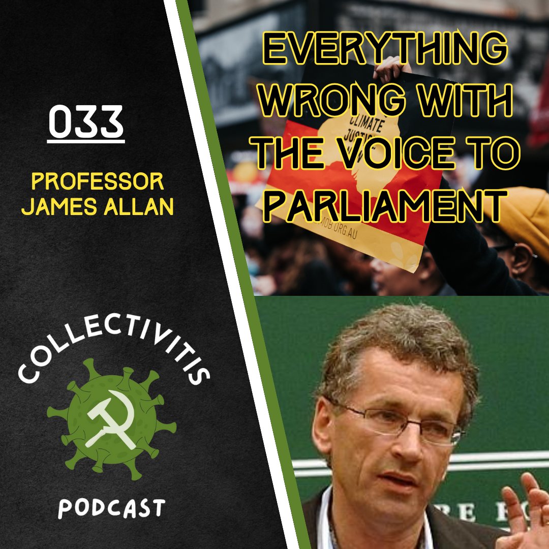 Collectivitis1's tweet photo. University of Queensland's Professor James Allan joined us to lay down exactly why we need a hard pass on the Indigenous Voice to Parliament.
New episode, link in bio!!
#liberty #libertarian #libertarianpodcast #thevoice #notothevoice #VoteNo2023 #vicpol #Auspol2023 https://t.co/hd35TmCIt8