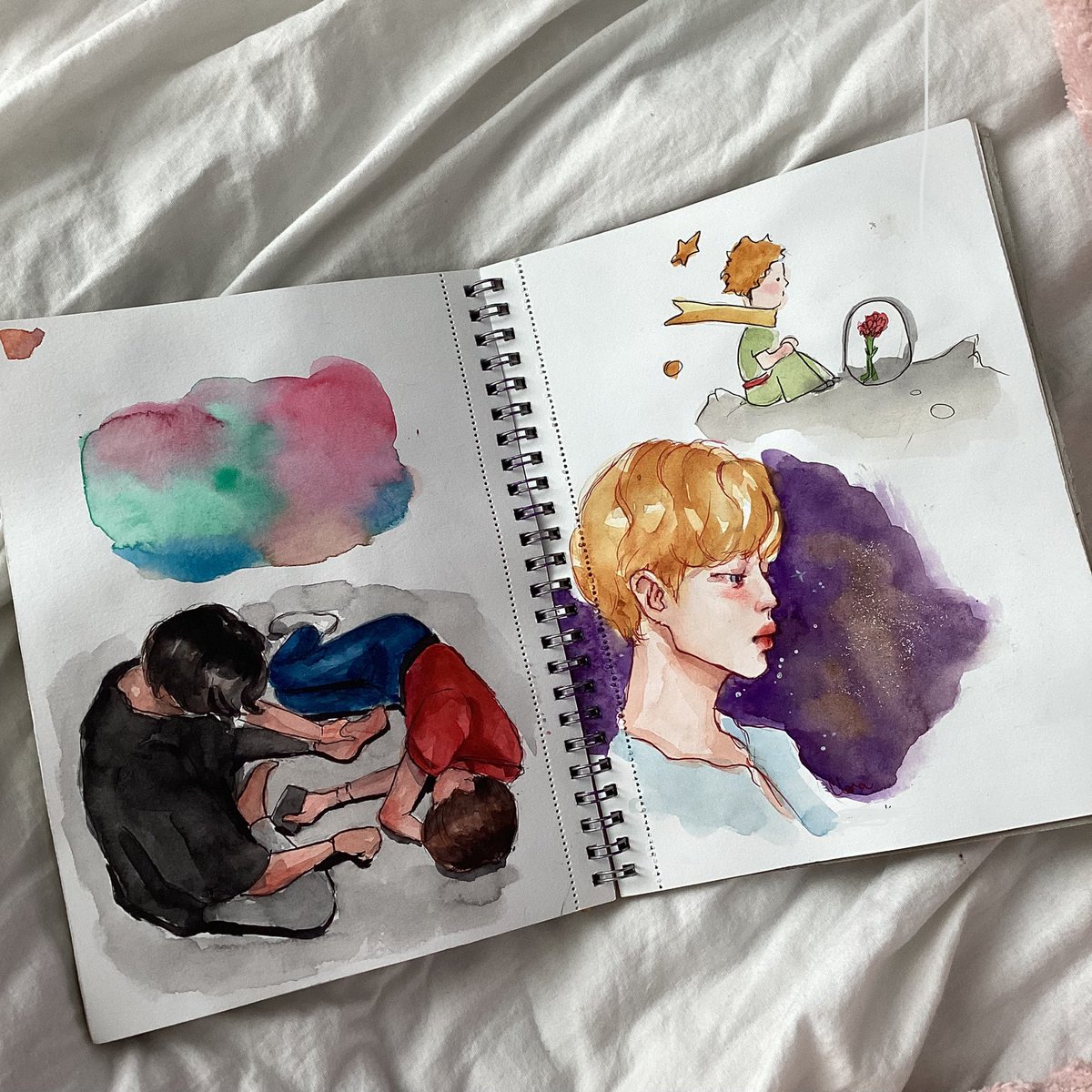 soaryve's tweet photo. sketchbook from few years ago 🥹 https://t.co/20XlTcsdUy