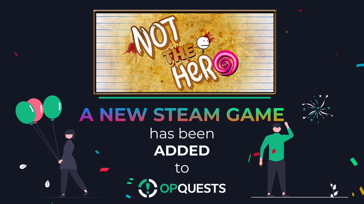 opquests's tweet image. We just added Not the Hero on opquests.com💚

✅Make sure to #claim it for free before it runs out!

✅Follow us to receive #updates on when we add the next batch of #free #Steam #games!

🎁  🎁

 #giveaway #giveaways #freebies #QUEST