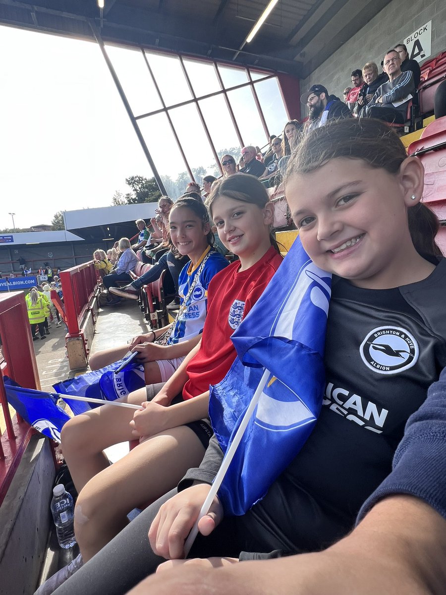 First home game of the season vs West Ham. <a href="/BHAFCWomen/">Brighton & Hove Albion Women</a> #seagulls