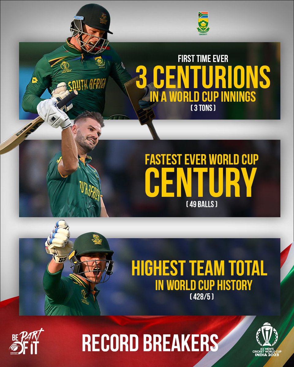 Records broken ✅✅✅

#CWC23 #BePartOfIt