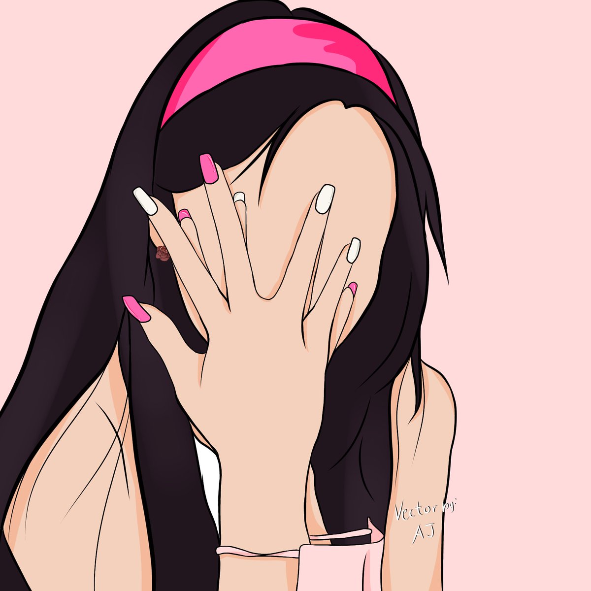 vectorbyaj's tweet photo. Another faceless art? What do u think?💗

#art #commissionsopen #vectorart #vexel #kofi https://t.co/EVVzvsz071