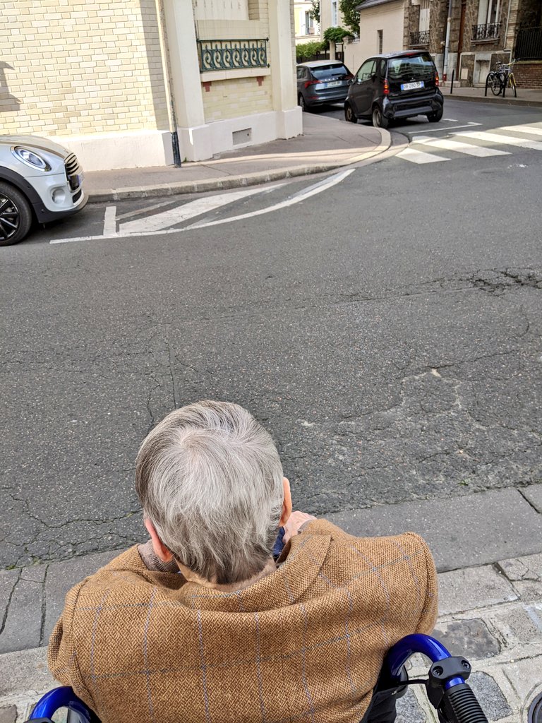 Sixteen years after really understanding the full extent of how streets aren't designed for small children (in strollers or walking) I am now faced with the same issues in a completely different situation. 1/
