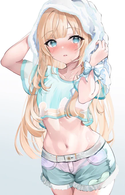 ダンスレッスン休憩中のいろはちゃん#いろはにも絵を 