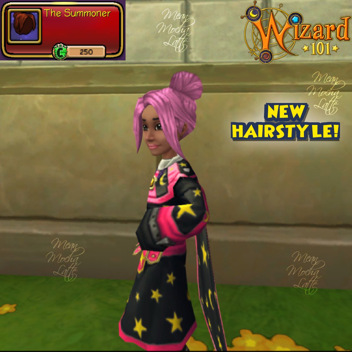 MeanMochaLatte's tweet photo. The Summoner ๐ฎ I attempted to put one of my custom hairstyles edited as if it was in game. Hope you enjoy this! #Wizard101 #Wizard101Edit https://t.co/urFGX6CmxX
