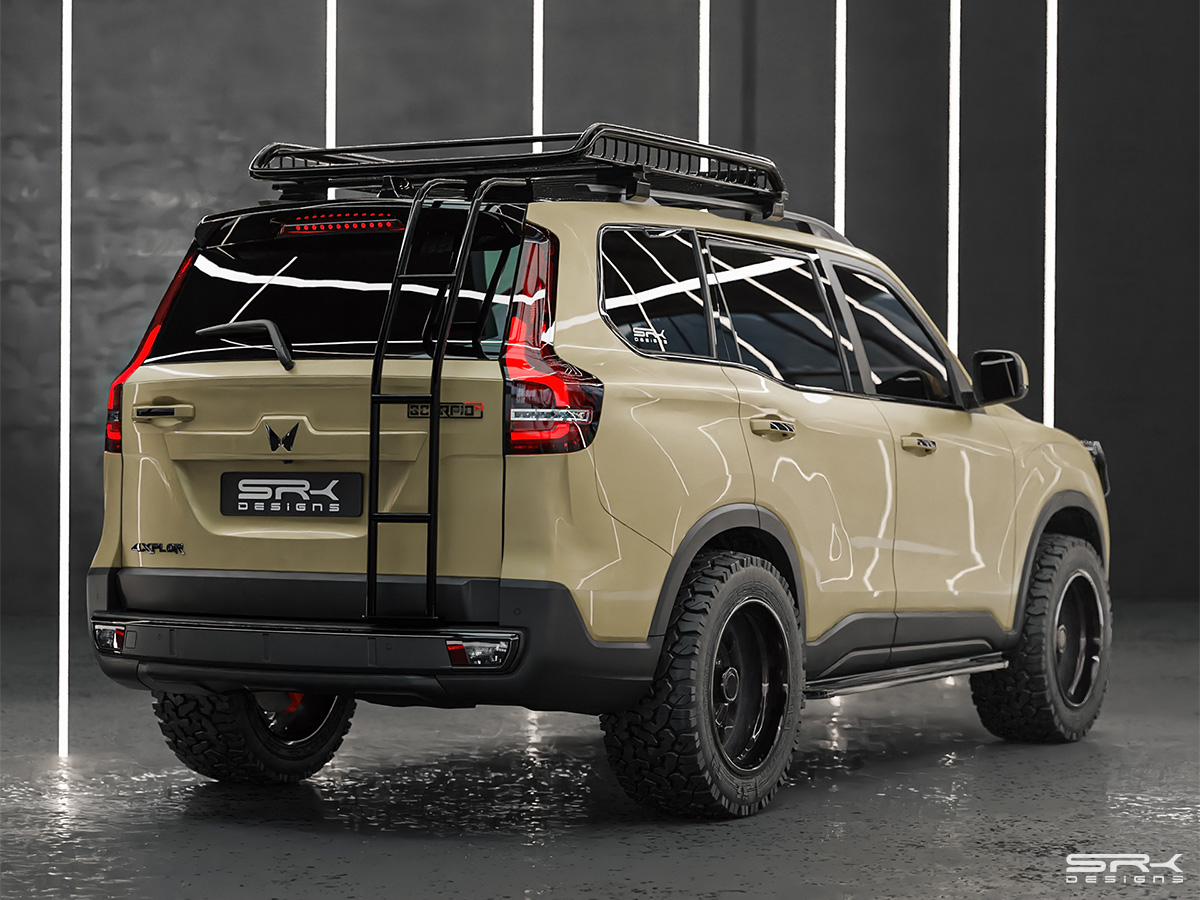 srkdesignsin's tweet photo. #Mahindra #ScorpioN Desert Edition
This modified version of the SUV boasts a rugged, off-road-inspired makeover that's sure to turn heads.
#SRKdesigns #MahindraScorpioN #DesertEdition #3DProject #CarMods #AutomotiveCGI #Blender #Render #CarRender #Automotive #MahindraScorpio https://t.co/Mc6WX4qW6N