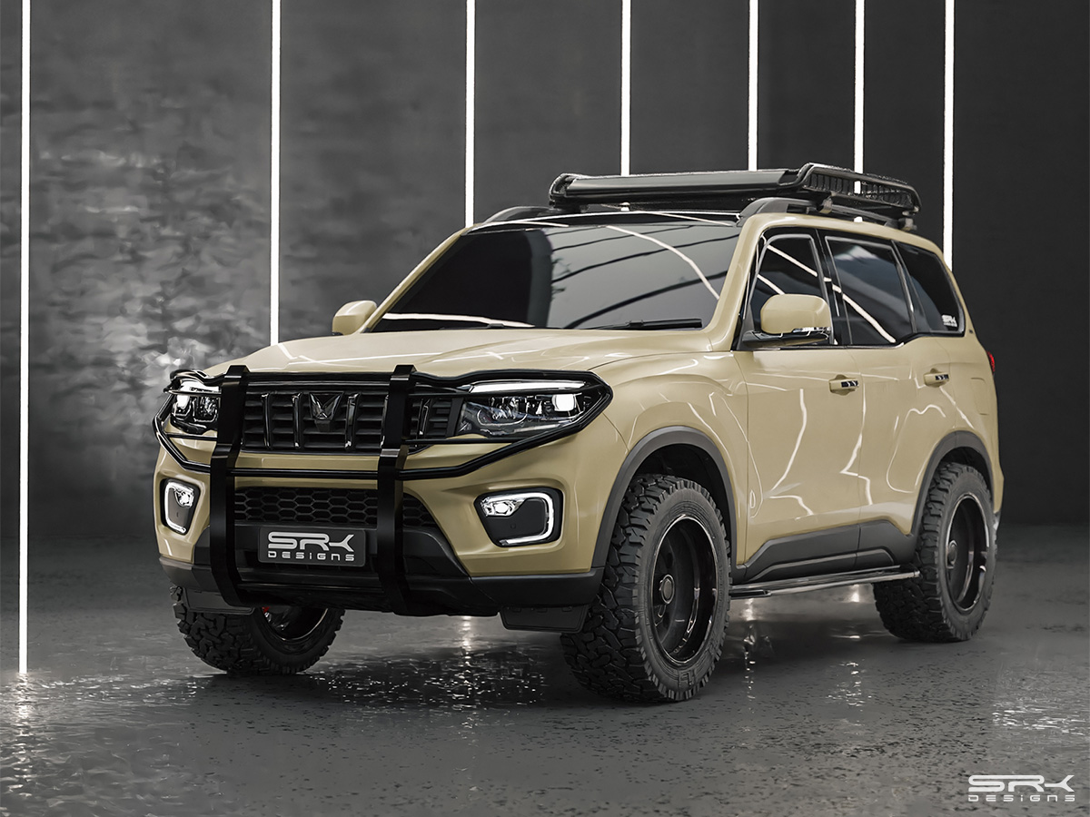 srkdesignsin's tweet photo. #Mahindra #ScorpioN Desert Edition
This modified version of the SUV boasts a rugged, off-road-inspired makeover that's sure to turn heads.
#SRKdesigns #MahindraScorpioN #DesertEdition #3DProject #CarMods #AutomotiveCGI #Blender #Render #CarRender #Automotive #MahindraScorpio https://t.co/Mc6WX4qW6N