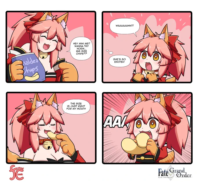 A "Normal" size chips. #FGO #FateGO #タマモキャット