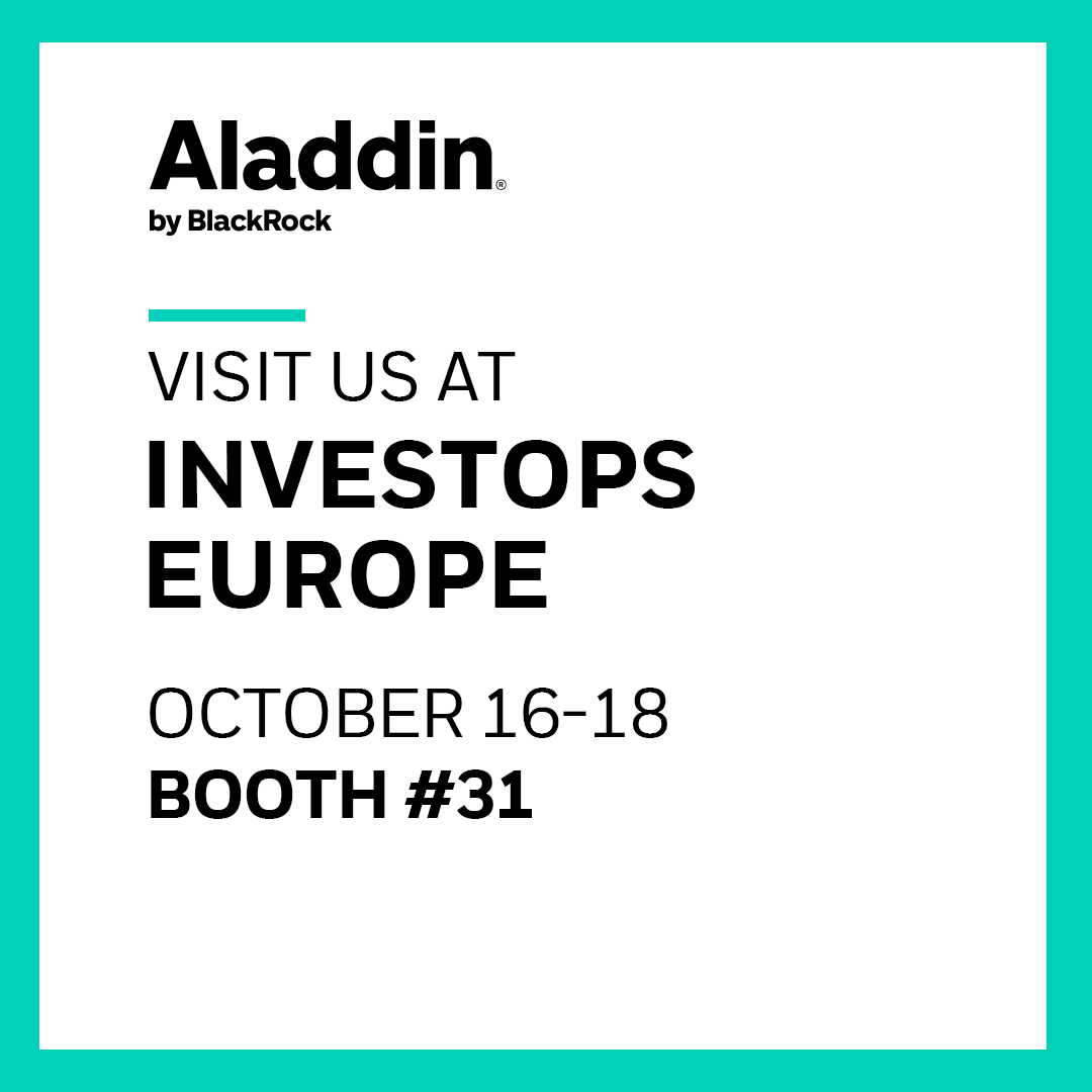 We’ll be in London October 16 -18 for InvestOps. Speak with our team at booth #31.
  
Pre-book a time here:  bit.ly/3rIqsoU