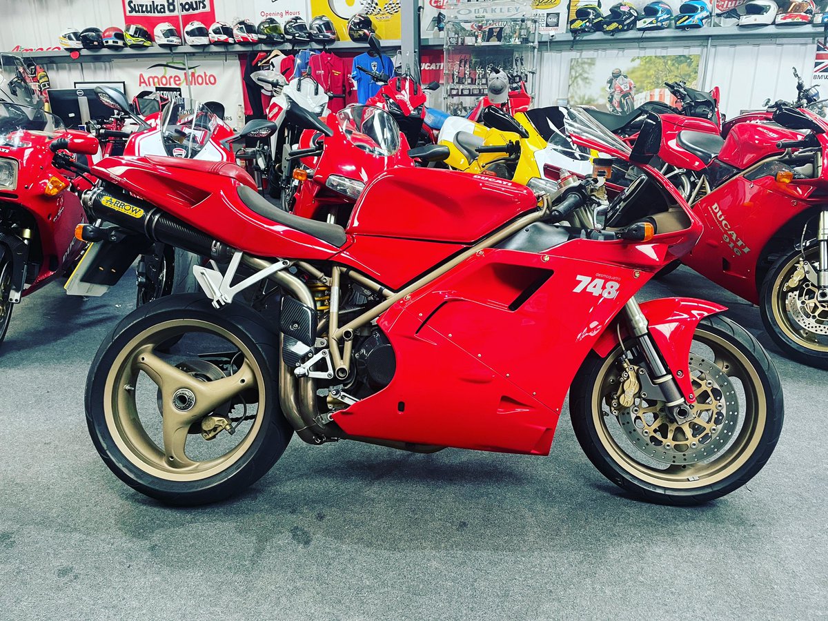 MotohubUk's tweet image. This stunning 748 is now available and in the showroom. I didn’t want it to go upstairs as I was enjoying riding it to much but that’s what we get them for I guess! £6495
01782 498807
sales@moto-hub.co.uk

#newbikeday #onlyliveonce #yolo #classicbike #stokeonetrent #showroom #wsb