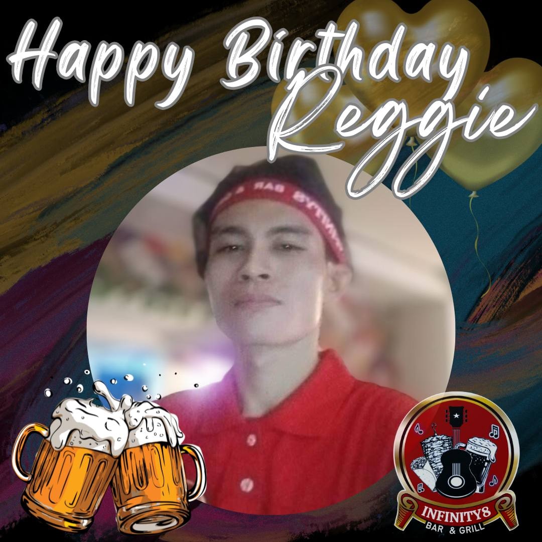 Maligayang kaarawan Reggie!

Have a blast! 
Magpakasaya ka hanggang gusto mo😂

#infinity8barandgrill #birthdaybash #infinity8staff