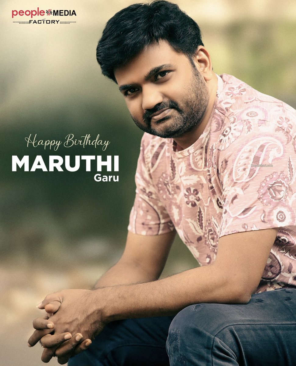 Wishing you a happy happy birthday sir! Have a wonderful year full of happiness and success.. lots of love 🤍💥✨🧚🏻 #HBDMaruthi @DirectorMaruthi