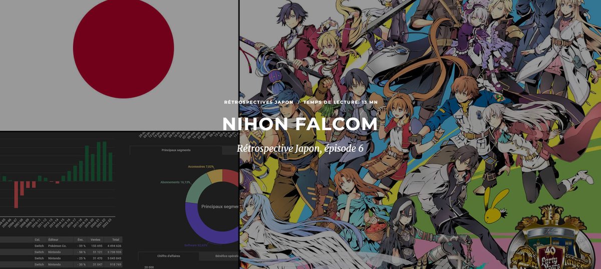 Ludostrie's tweet photo. Cette semaine sur Ludostrie :
Rétrospective Japon Nihon Falcom (https://t.co/gEiRz8DEKO)
Le classement des entreprises qui emploient le plus de monde dans le secteur du jeu vidéo (https://t.co/CP4C7jgyMo) https://t.co/Sqcdg3HoPE