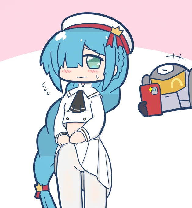 指揮官を誘惑するなんてジェーナスは悪い子だねぇ#アズールレーン 