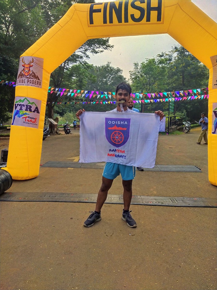 Repping Odisha Fc at Vizag✅
Pushing My Limits ✅
Completing Vizag Half Marathon ✅
#odishafc #amateamamagame #vizaghalfmarathon #livinglifetothefullest