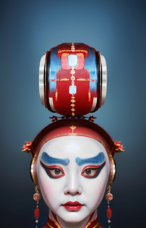 FireART_AI's tweet image. AI creation incorporating both Sichuan opera face painting and Peking opera face painting.#AIart #aiartcommunity #aiartist #AIArtworks