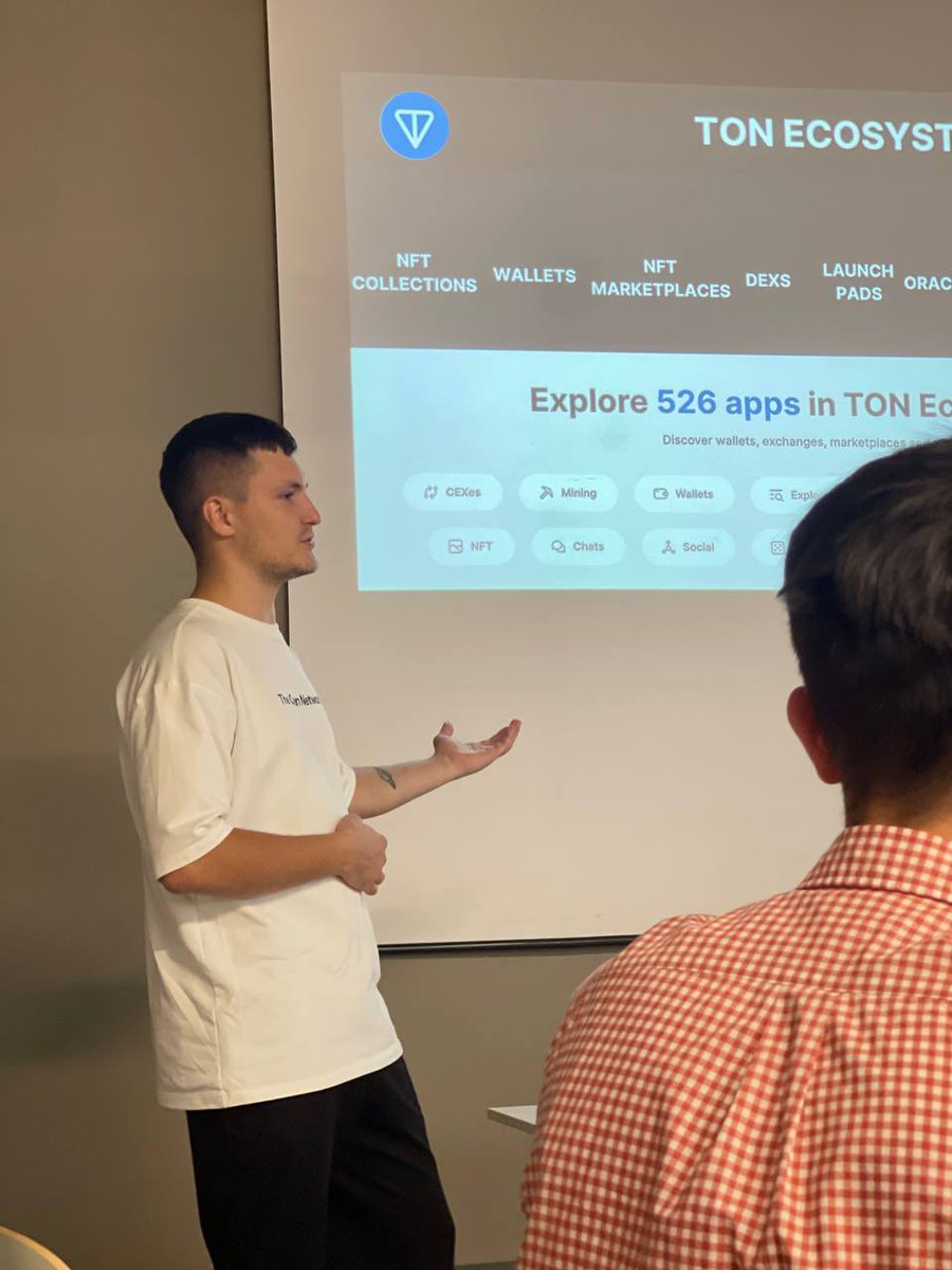 TONEurope's tweet photo. 📷A brief report from TON Builders Gathering in Milan with a captivating lecture and @telegram Mini Apps workshop by @eanisei, tech-entrepreneur and our community lead

Thanks to our Italian community for their warm welcome and enthusiasm for @ton_blockchain💎

See you soon! https://t.co/pw3Cqd8uqd