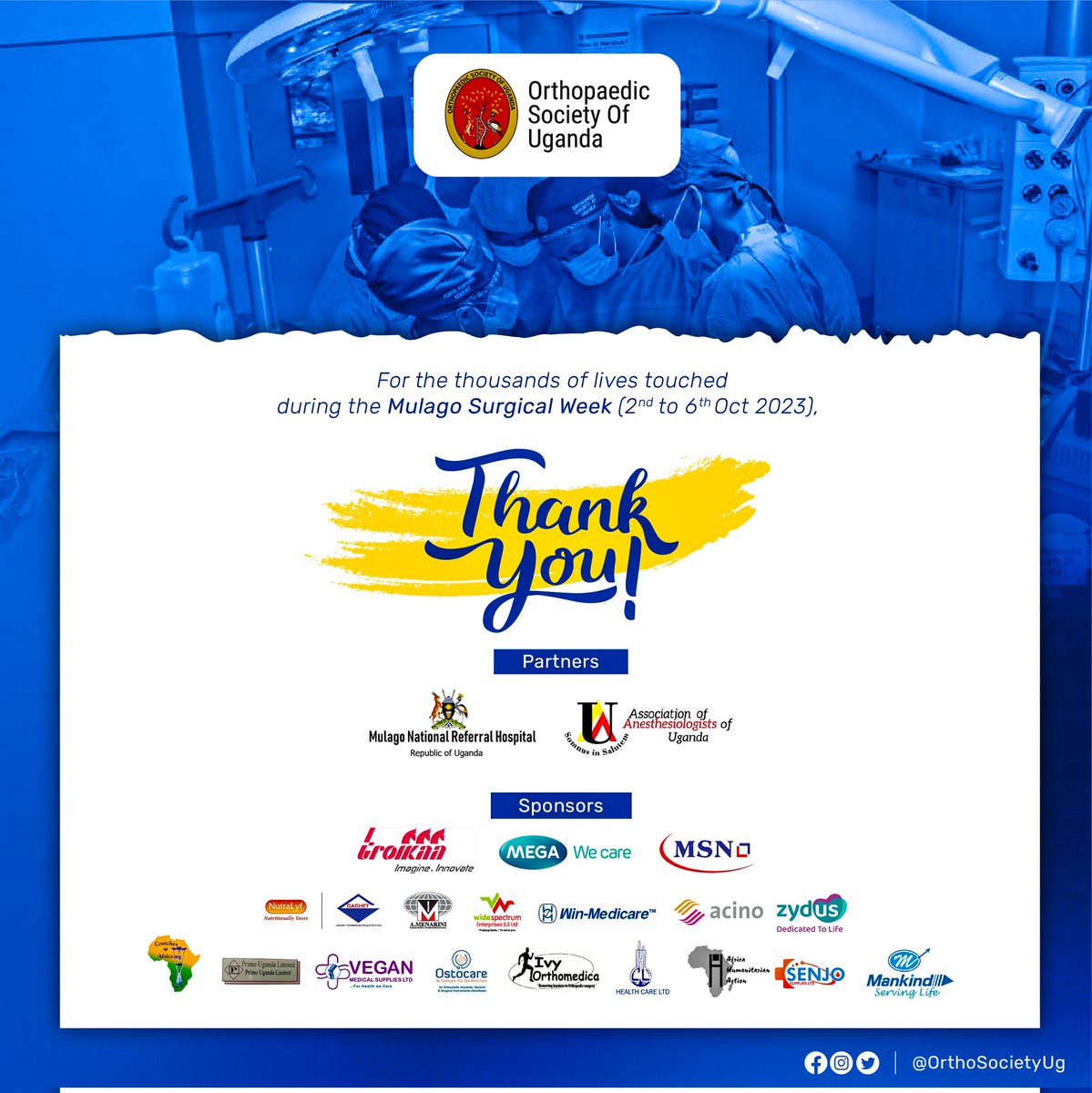 Orthopaedic Society of Uganda tweet media