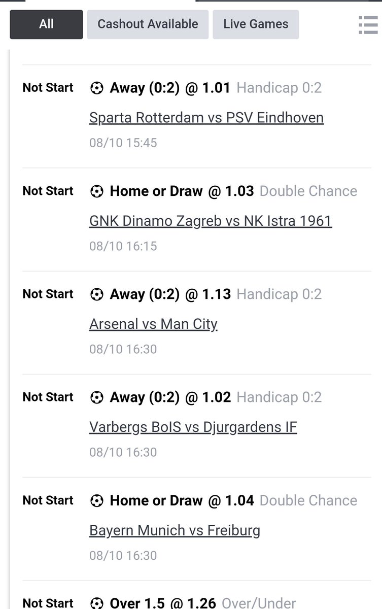 TweetInspector0's tweet photo. The " Big boys " of Europe are all playing today..Meaning, today games are VERY RISKY 

My personal experiment if you fancy 

Over 1.5 > 23E7A1B6 

Mixture 
> 2038D92
> 10A0ECF

Nothing is Guaranteed, abeg Stake at your own risk or just SKIP,  except you get money to lose 🚶‍♂️🚶‍♂️ https://t.co/86iK9AmEPV