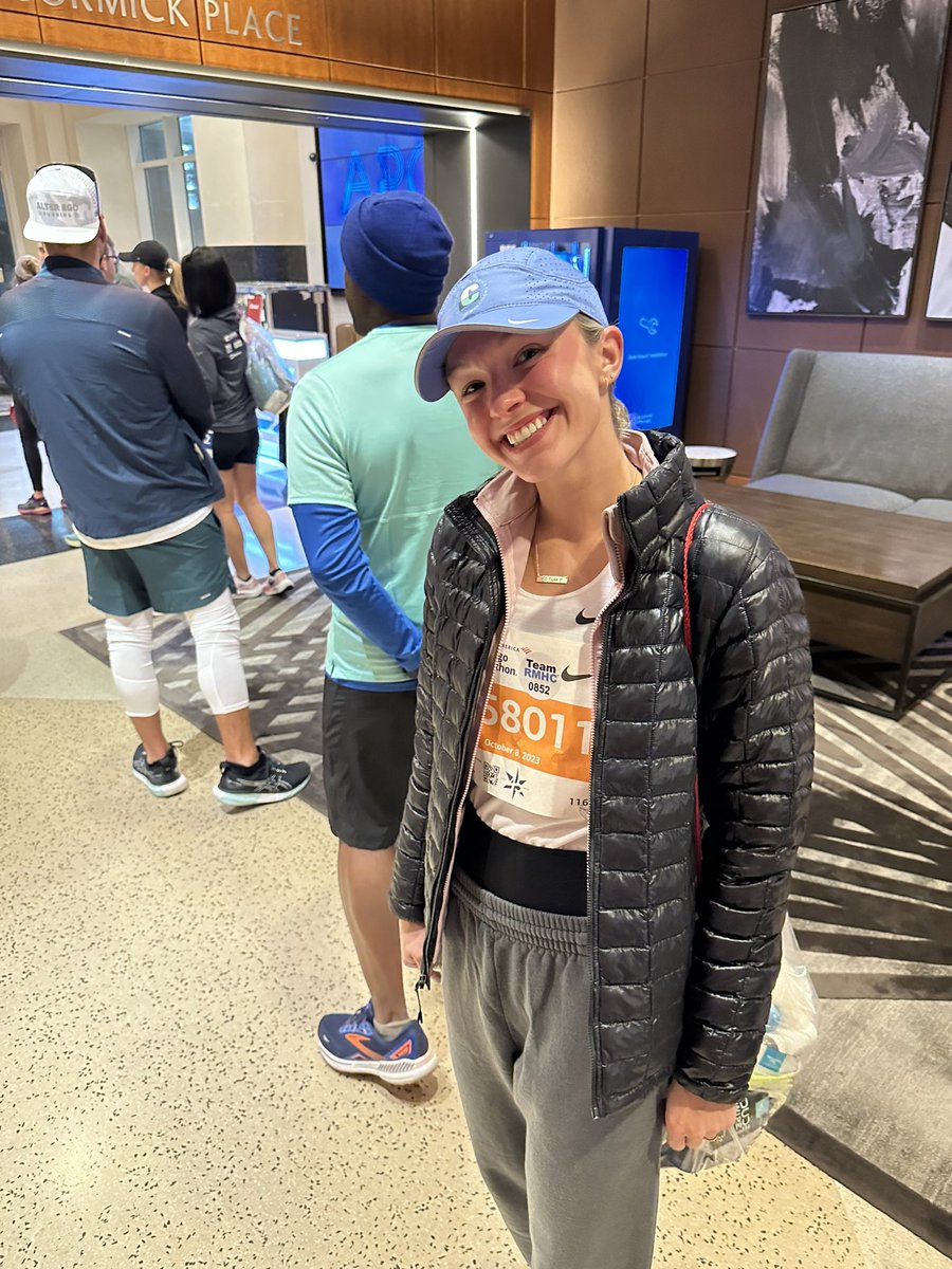 blainewheeler21's tweet photo. Today @JessicaWorster runs her first marathon at the  @ChiMarathon. 

I am fired up.

Checking off life’s bucket list!!! https://t.co/pwIA8KbYqL
