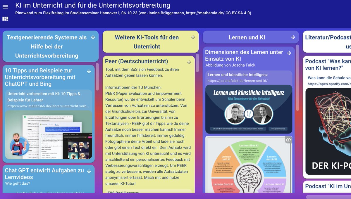 Habe am Freitag eine Einführungsfortbildung zu #KI für Referendar*innen am #Studienseminar gegeben. 
Das war echt herausfordernd. Hatte nicht damit gerechnet ein so skeptisches und kritisches Publikum zu haben. 
Link zu den Materialien: mathemia.de/talks/ 
#twlz