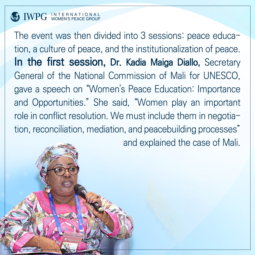 IWPG11's tweet photo. The 2023 International Women's Peace Conference was held on Sep 19 under the theme of "The Multi-faceted Role of Women for Sustainable Peace."
 
 #IWPG #IWPC #HWPL #IPYG #WorldPeaceSummit #Peace #DPCW #WeAreOne #peaceconference https://t.co/pcFuwwJlXh