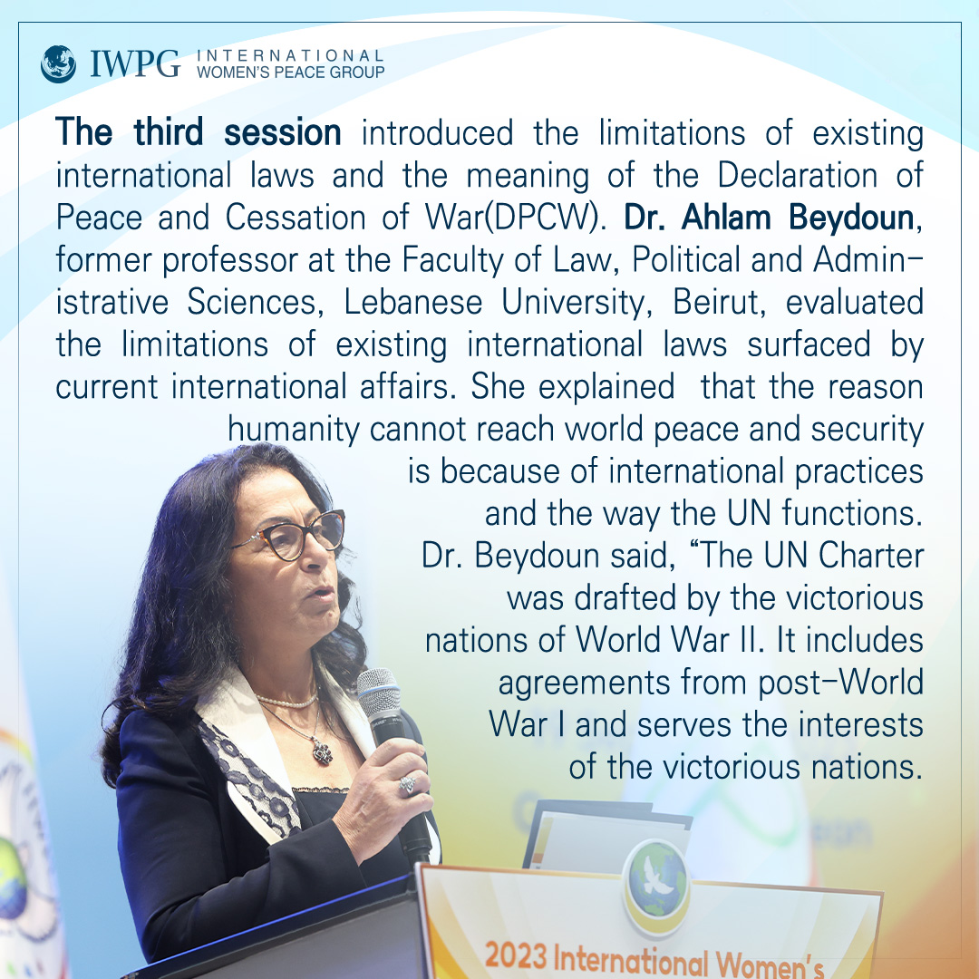 IWPG11's tweet photo. The 2023 International Women's Peace Conference was held on Sep 19 under the theme of "The Multi-faceted Role of Women for Sustainable Peace."
 
 #IWPG #IWPC #HWPL #IPYG #WorldPeaceSummit #Peace #DPCW #WeAreOne #peaceconference https://t.co/B2oTLww6ZZ