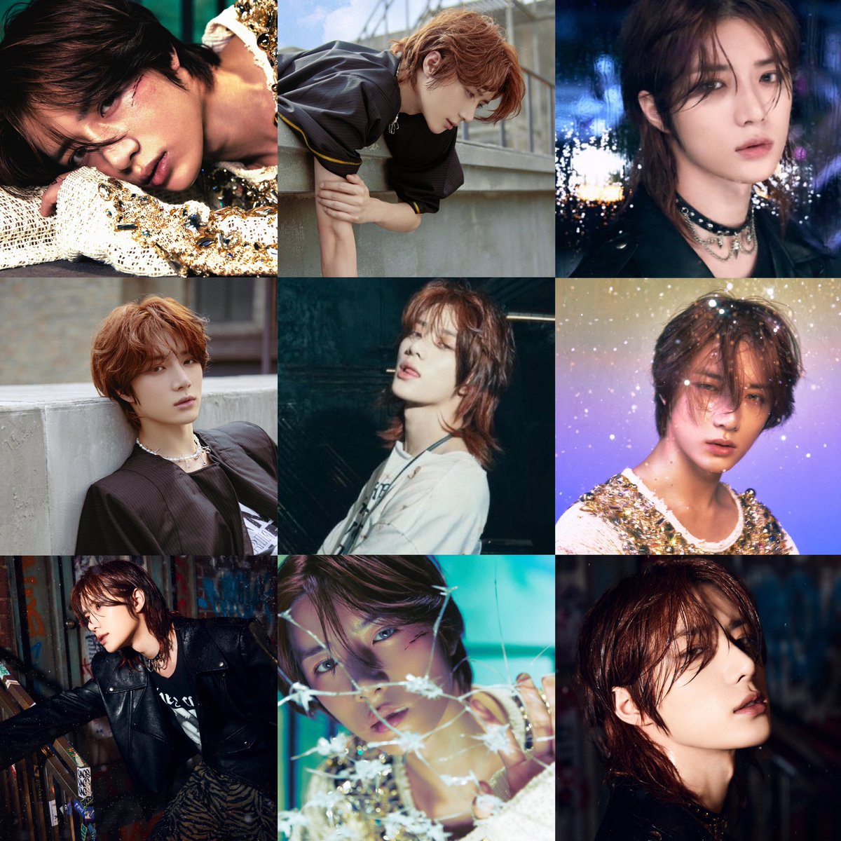 collage of the finest men in kpop