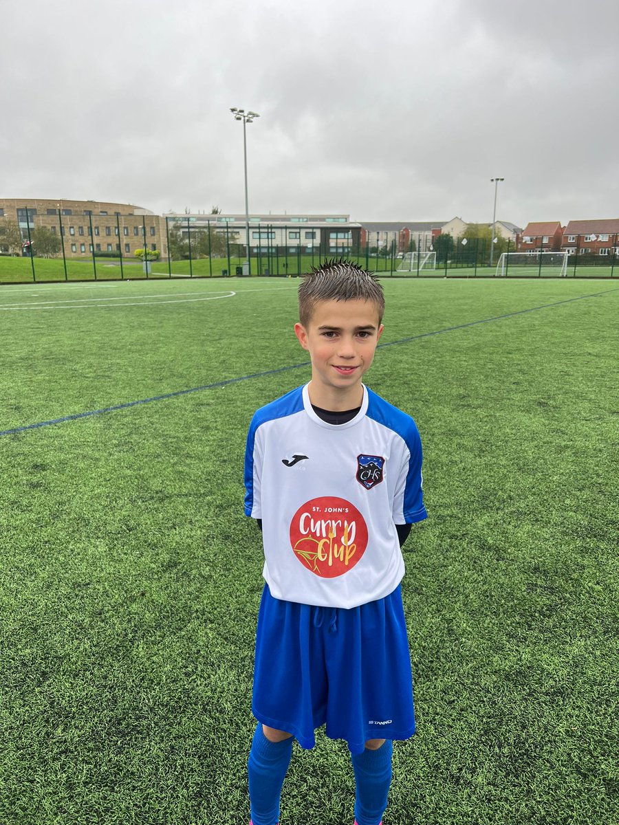 Well done to our U13A team winning 4-2. This is their POTM Harry Lauder