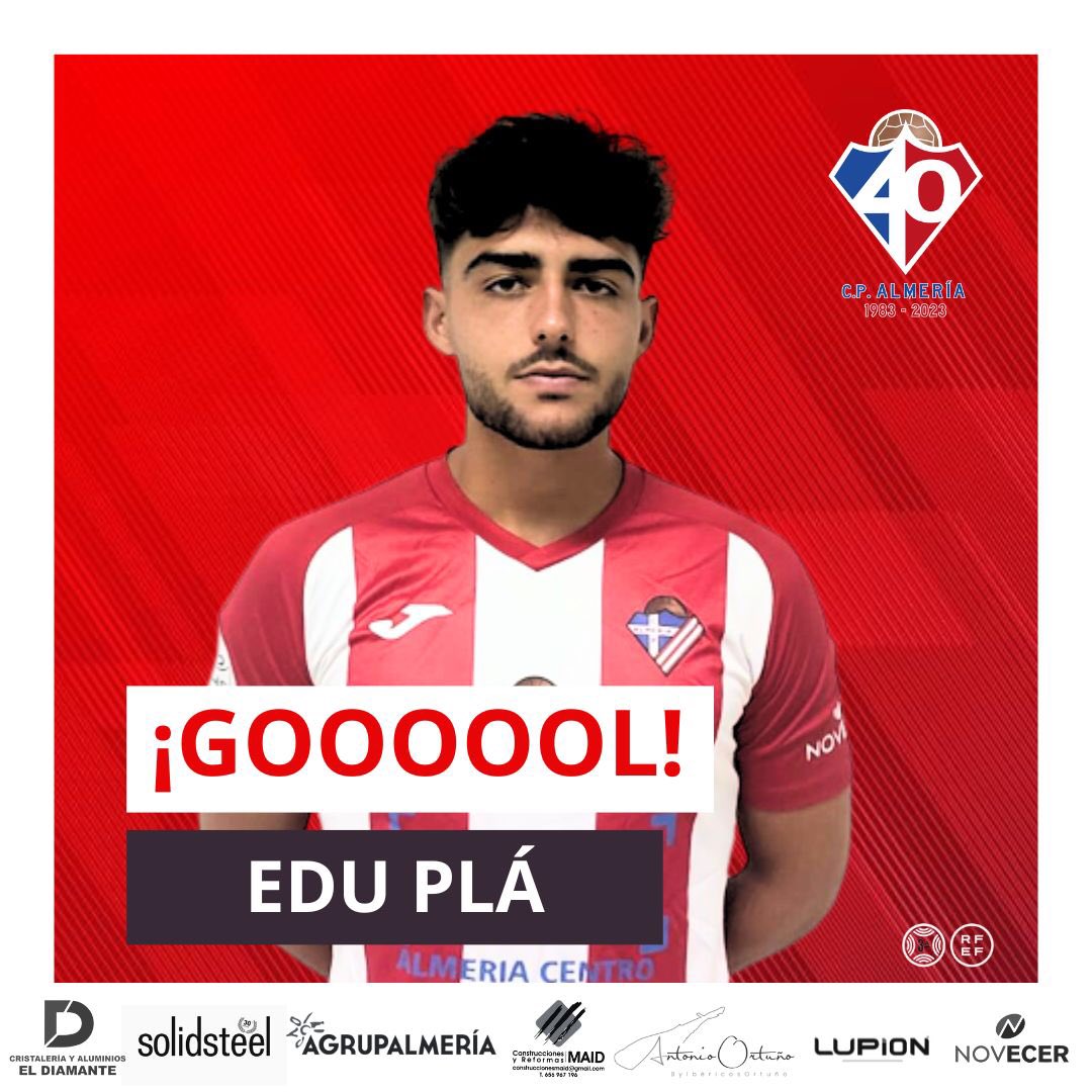 PoliAlmeria's tweet photo. Tercera RFEF | Jornada 5

⏱️Min.71| Torremolinos 0-1 Poli Almería

🥁Goool del Poli! Corner  que pone Alex Medina y cabezazo de Edu Pla a las mallas!!

#MushoPoli #TerceraRFEF #POLIve #TorremolinosPoli https://t.co/klaNhLShic
